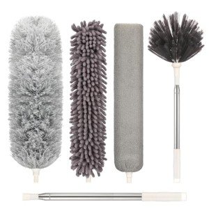 Adjustable Microfiber Duster with Extension Pole 30-100