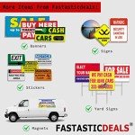 Yellow Anti-Slip Round Mop Bucket Floor Decals