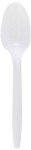 White Plastic Medium-Weight Spoons, 1000 Count