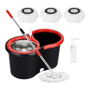 360 Spin Mop and Bucket Set with 3 Refills