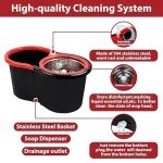 360 Spin Mop and Bucket Set with 3 Refills