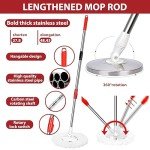 360 Spin Mop and Bucket Set with 3 Refills