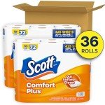 Scott ComfortPlus Mega Toilet Paper, 36 Rolls