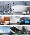Cordless Electric Spin Scrubber with 10 Attachments