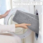 MAYSHINE 6 Pack Washable Microfiber Mop Replacement Pads