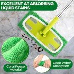 18 Pack Reusable Microfiber Mop Pads for Swiffer
