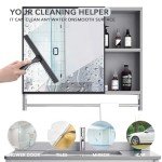 Stainless Steel Handheld Shower Door Squeegee