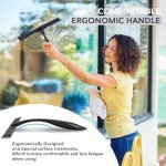 Stainless Steel Handheld Shower Door Squeegee