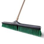 Eyliden 24" Heavy Duty Push Broom with Handle
