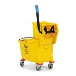 Simpli-Magic Commercial Mop Bucket with Wringer - Yellow