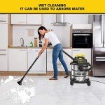 Stanley 6 Gallon Stainless Steel Wet/Dry Vacuum