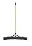 Rubbermaid 36" Push-to-Center Broom, Black