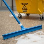 24" Heavy-Duty Rubber Floor Squeegee Head