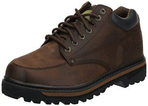Skechers Men's Mariner Industrial Shoes, Dark Brown
