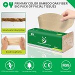 Soft Bamboo Facial Tissues - 3 Ply, 12 Packs