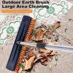 18" Heavy Duty Outdoor Push Broom with Long Handle