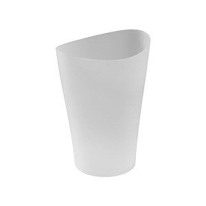 Rubbermaid 2.25 Gallon Clear Vanity Wastebasket