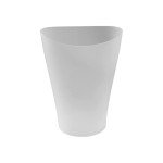 Rubbermaid 2.25 Gallon Clear Vanity Wastebasket