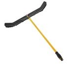 Rubbermaid 36" Push-to-Center Broom, Black
