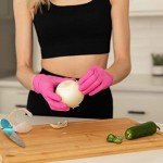 Pink Disposable Nitrile Gloves - Medium Size