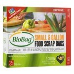 Compostable 3 Gallon Food Scrap Bags, 25 Count