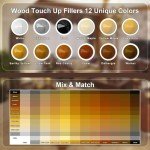 Hupeyna 12-Color Wood Furniture Repair Kit