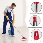 4-Section Spin Mop Replacement Handle, 30"-58