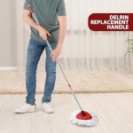 4-Section Spin Mop Replacement Handle, 30"-58