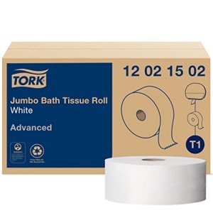 Tork Jumbo 2-Ply Toilet Paper Roll, 6 Count