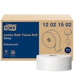 Tork Jumbo 2-Ply Toilet Paper Roll, 6 Count