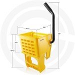 Yellow Side Press Wringer for 26-33 Qt Mop Bucket
