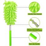 Microfiber Duster with Extendable Pole and Heads