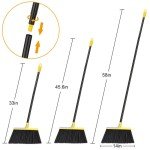 KeFanta Heavy-Duty Outdoor Broom for Cleaning