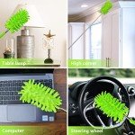 Microfiber Duster with Extendable Pole and Heads