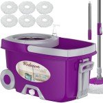 Dual Compartment Spin Mop and Bucket Set
