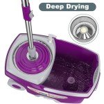Dual Compartment Spin Mop and Bucket Set