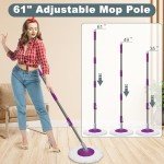 Dual Compartment Spin Mop and Bucket Set
