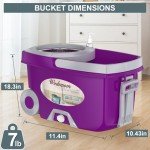 Dual Compartment Spin Mop and Bucket Set