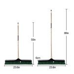 Eyliden 24" Heavy Duty Push Broom with Handle