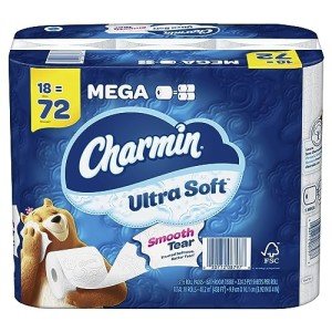 Charmin Ultra Soft Toilet Paper Mega Rolls - 18 Pack