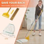 Midoneat Heavy Duty Industrial Mop with 2 Extra Heads