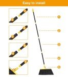 KeFanta Heavy-Duty Outdoor Broom for Cleaning