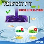4 Pack Reusable Microfiber Mop Pads for Swiffer