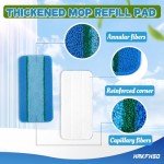 4 Pack Reusable Microfiber Mop Pads for Swiffer