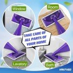 4 Pack Reusable Microfiber Mop Pads for Swiffer