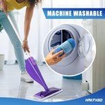 4 Pack Reusable Microfiber Mop Pads for Swiffer