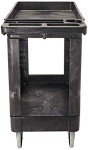 Rubbermaid Small 2-Shelf Utility Cart with Handle