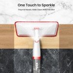 Red Spray Mop with 3 Washable Cleaning Pads