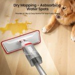 Red Spray Mop with 3 Washable Cleaning Pads