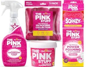 Pink Stuff Bathroom Cleaning Kit - Deep Clean Essentials
